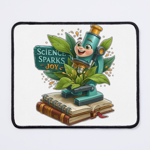 Item preview, Science Sparks Joy Cute Microscope And Plants designed and sold by Marcikart.