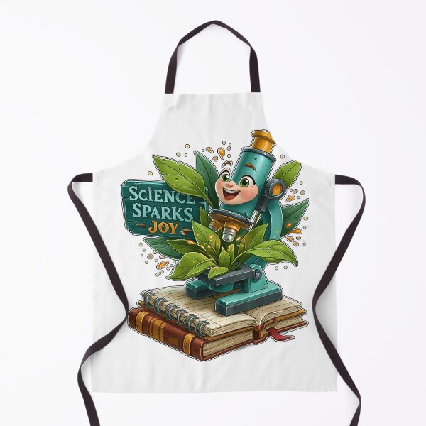 Item preview, Science Sparks Joy Cute Microscope And Plants designed and sold by Marcikart.