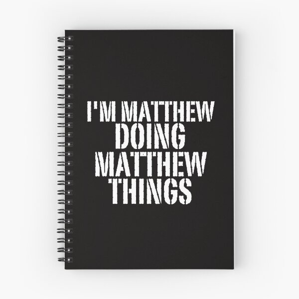 Item preview, I'M MATTHEW DOING MATTHEW THINGS Shirt Funny Christmas Gift Idea designed and sold by WeirdlyRare.