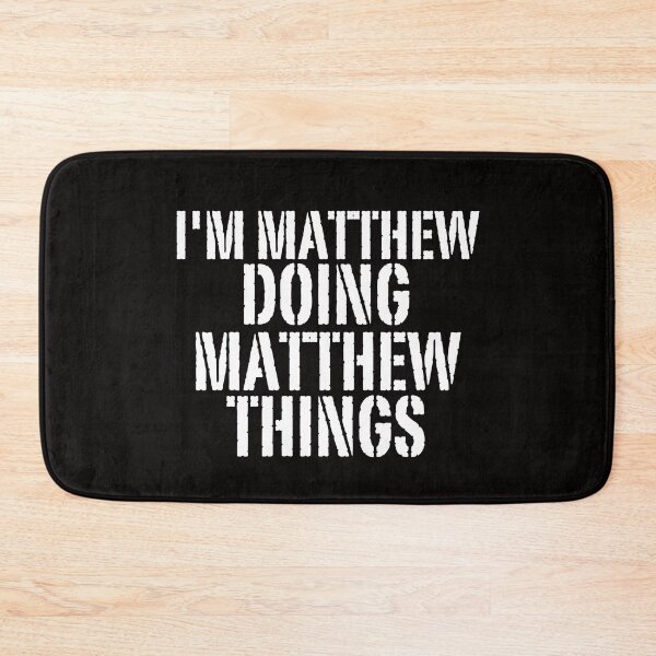 Item preview, I'M MATTHEW DOING MATTHEW THINGS Shirt Funny Christmas Gift Idea designed and sold by WeirdlyRare.