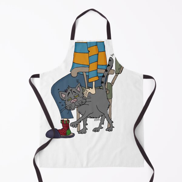 Item preview, Pure Comfort – Cozy Cat and Human Illustration designed and sold by MyxaART.