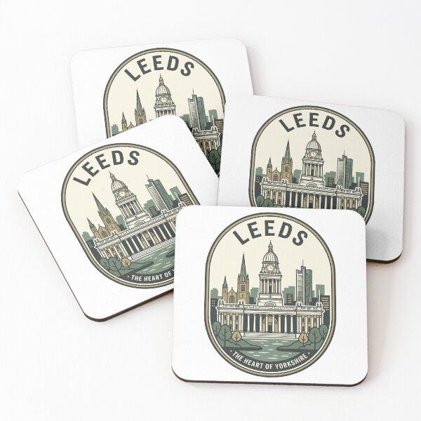 Item preview, Vintage Leeds Yorkshire Cityscape Travel Badge designed and sold by k3rstman1.