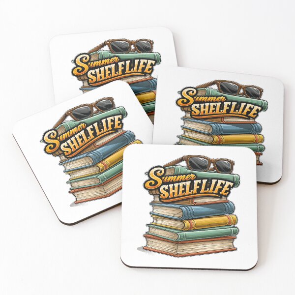 Item preview, Summer Shelflife Book Stack With Sunglasses designed and sold by Marcikart.