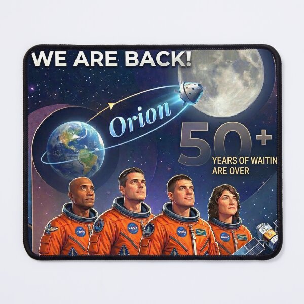 Item preview, Artemis II Mission: The Return to the Moon designed and sold by NadinGerasi.