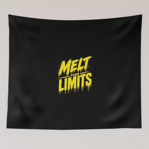 Item preview, Melt Your Limits Typography Poster designed and sold by Newthingzy.