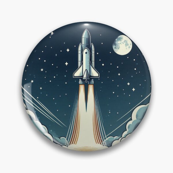 Item preview, Rocket Launch – Cosmic Adventure Art designed and sold by Dogandesighn.