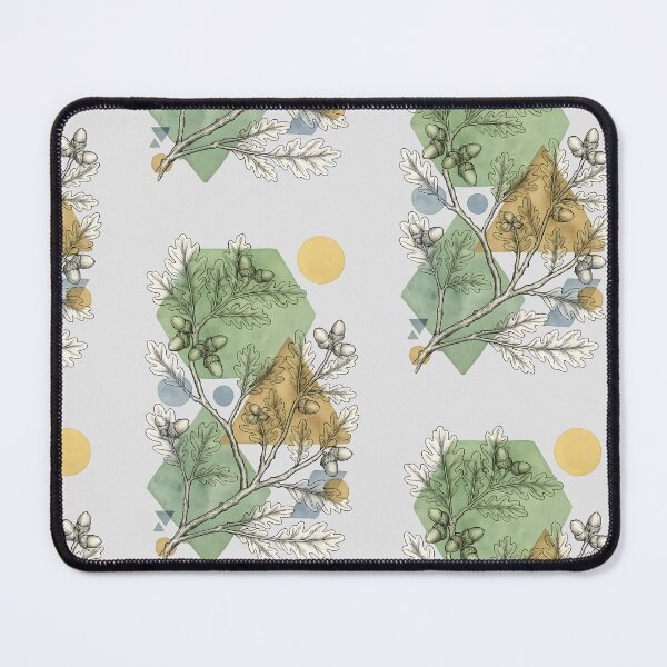Item preview, Whimsical Oak Branch Botanical Collage designed and sold by blankTeeShirt.