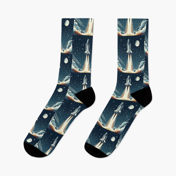 Item preview, Rocket Launch – Cosmic Adventure Art designed and sold by Dogandesighn.