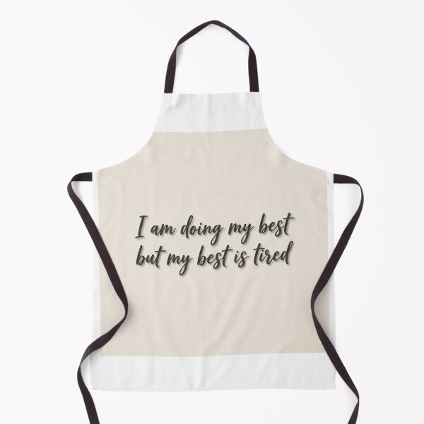 Item preview, I Am Doing My Best But My Best Is Tired - Soft Aesthetic Quote designed and sold by CreatedbyKandJ.
