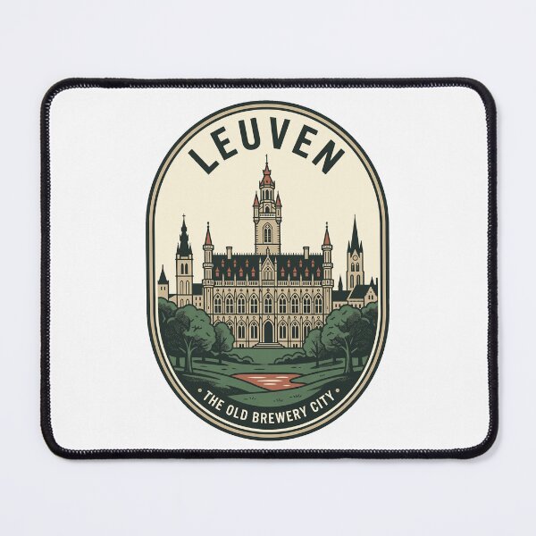 Item preview, Vintage Leuven Belgium Old Brewery City Badge designed and sold by k3rstman1.