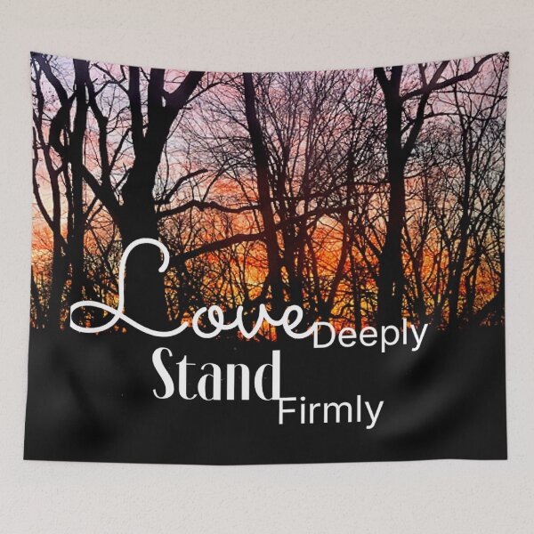 Item preview, Stand Firmly, tree meme, human made designed and sold by GiSilver.