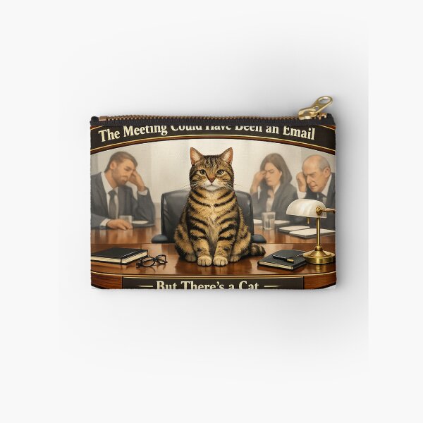 Item preview, The Meeting Could Have Been an Email Cat Office Humor Coperate Cat Lover Gift designed and sold by YMLux.