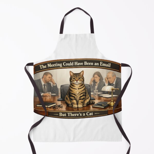 Item preview, The Meeting Could Have Been an Email Cat Office Humor Coperate Cat Lover Gift designed and sold by YMLux.
