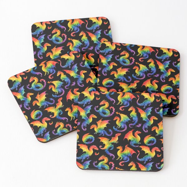 Item preview, Dragon Fire Dark Rainbow designed and sold by parisiantoast.