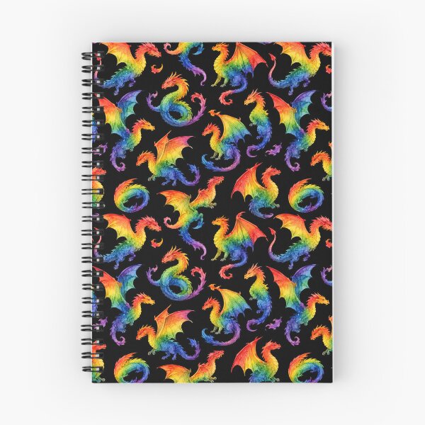 Item preview, Dragon Fire Dark Rainbow designed and sold by parisiantoast.