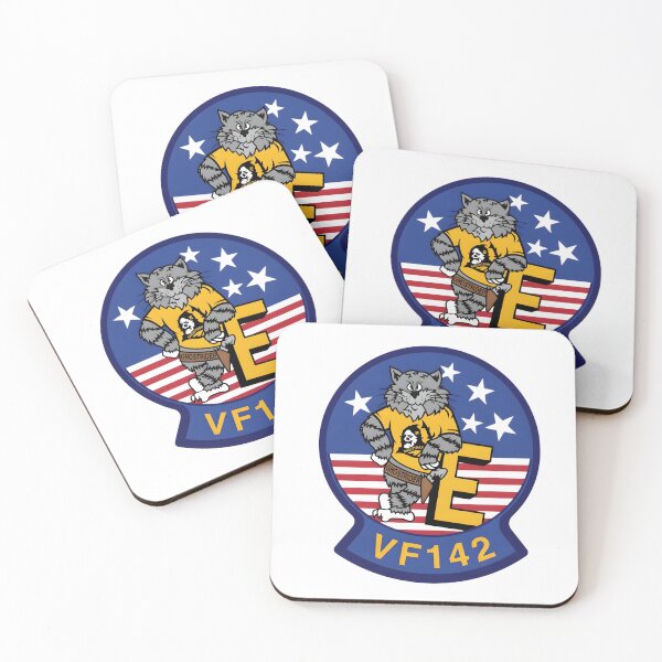 Item preview, US Navy Fighter Squadron 142 (VF-142) "Ghostriders" Battle Effectiveness "E" Insignia designed and sold by CharlieDesings.