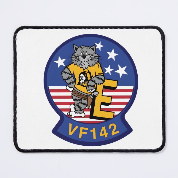 Item preview, US Navy Fighter Squadron 142 (VF-142) "Ghostriders" Battle Effectiveness "E" Insignia designed and sold by CharlieDesings.