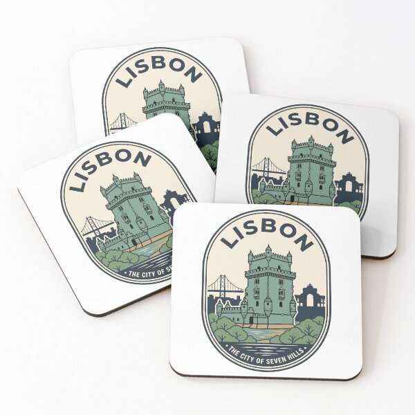Item preview, Vintage Lisbon Portugal Travel Badge Belem Tower designed and sold by k3rstman1.