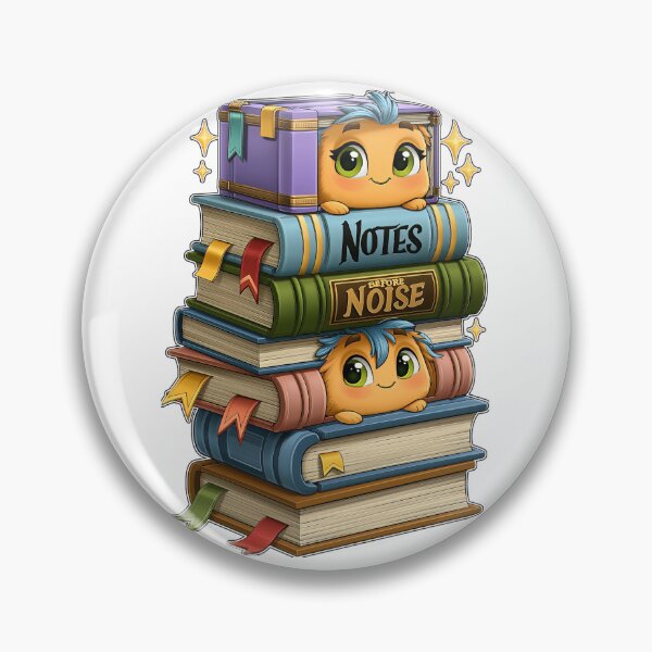 Item preview, Cute Book Monsters Notes Before Noise designed and sold by Marcikart.