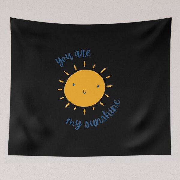 Item preview, You Are My Sunshine Cute Sun Illustration Sticker | Whimsical Aesthetic Positivity Art designed and sold by CosmoMerchStore.