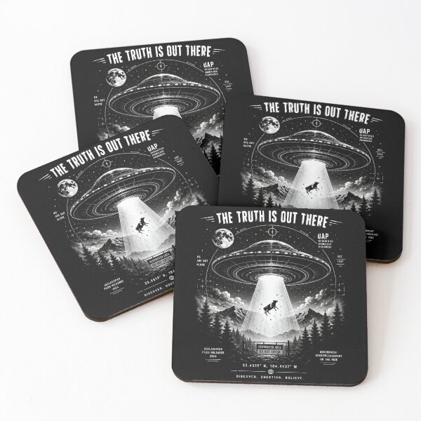 Item preview, UFO Abduction Graphic Tee - Vintage Area 51 Design designed and sold by OfficialBDC.