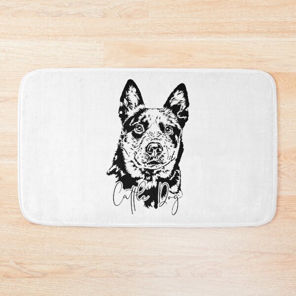 Item preview, Cattle Dog Portrait Sketch Art designed and sold by Dmo3HarkoArt.