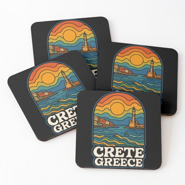 Item preview, Crete Greece Trippy Art Travel designed and sold by TomFrontierArt.
