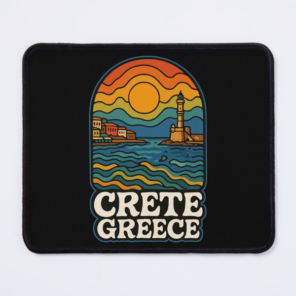Item preview, Crete Greece Trippy Art Travel designed and sold by TomFrontierArt.