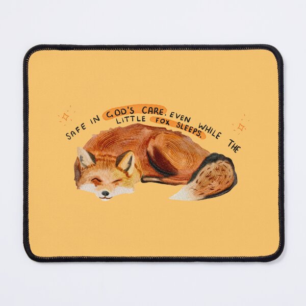 Item preview, Resting in Grace Sleeping Fox Illustration designed and sold by AestheticNi.
