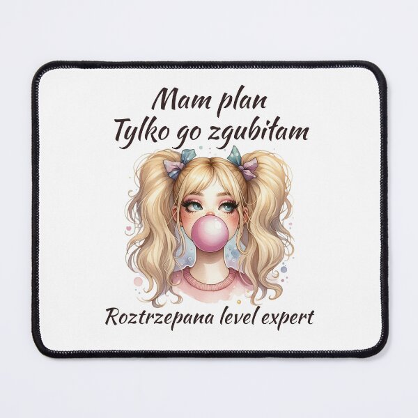 Item preview, Mam Plan Tylko Go Zgubiłam – Polish Humor designed and sold by happiecatstore.