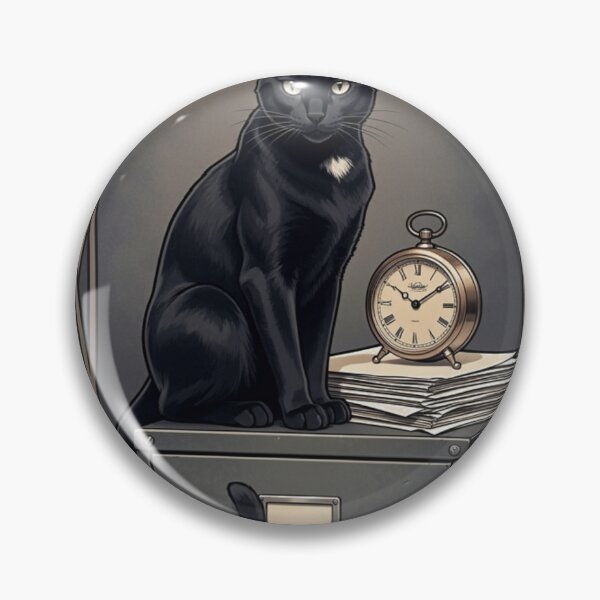 Item preview, Black Cat Energy Management Approved Funny Office Cat lover Gift designed and sold by YMLux.
