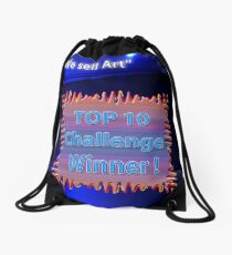 Banner - We sell Art Drawstring Bag