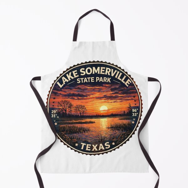 Item preview, Lake Somerville State Park Texas - TX Retro Stamp Camping Hiking Outdoor Adventure designed and sold by clintang.