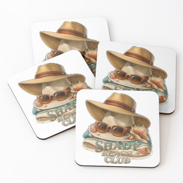 Item preview, Shady Beach Club Summer Vacation Accessories designed and sold by Marcikart.