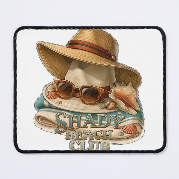 Item preview, Shady Beach Club Summer Vacation Accessories designed and sold by Marcikart.