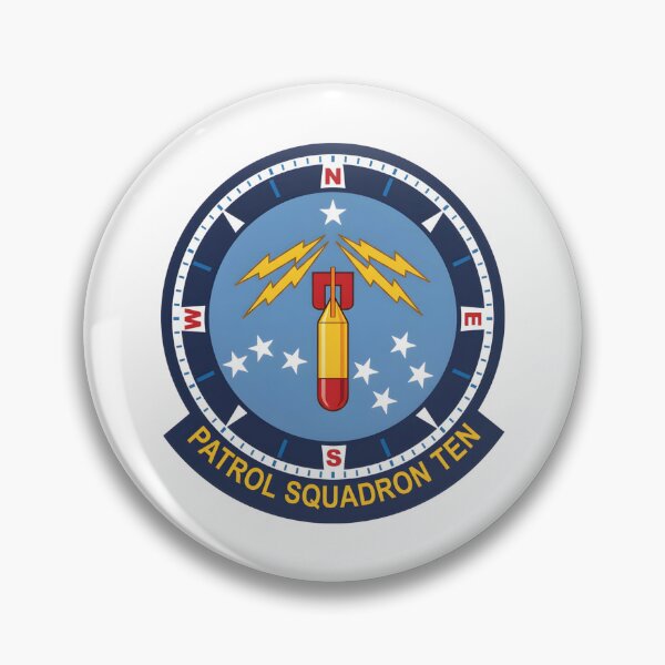 Item preview, US Navy Patrol Squadron Ten (VP-10) "Red Lancers" Insignia designed and sold by CharlieDesings.