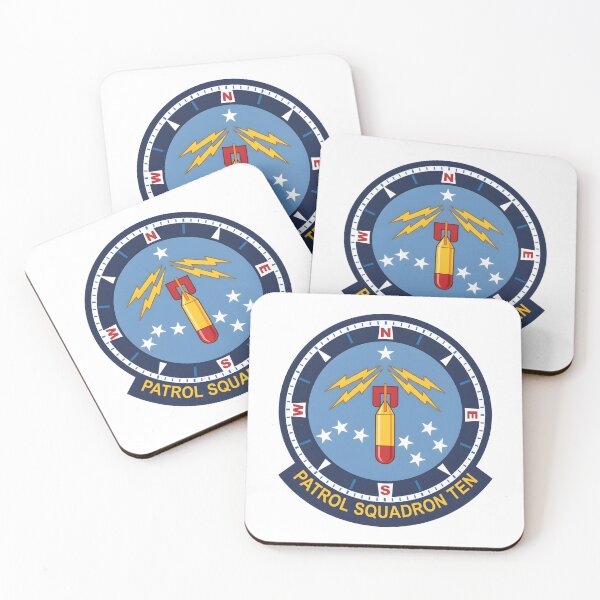 Item preview, US Navy Patrol Squadron Ten (VP-10) "Red Lancers" Insignia designed and sold by CharlieDesings.