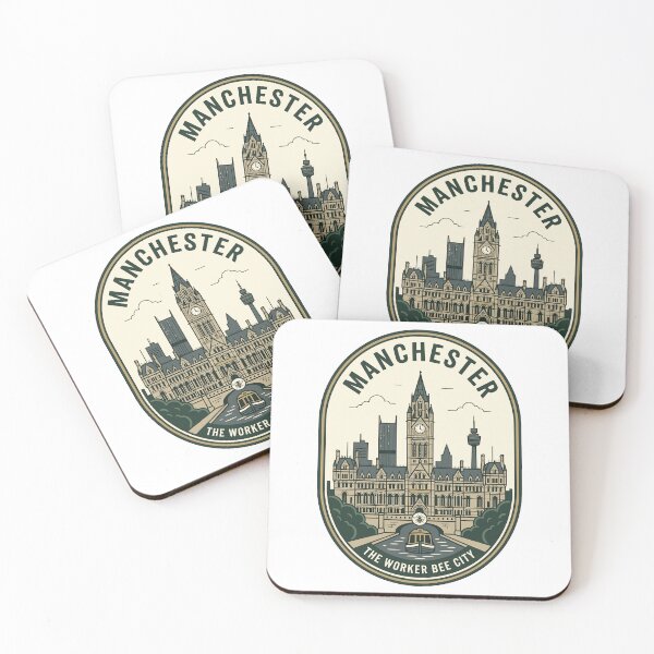 Item preview, Vintage Manchester Worker Bee City Skyline designed and sold by k3rstman1.