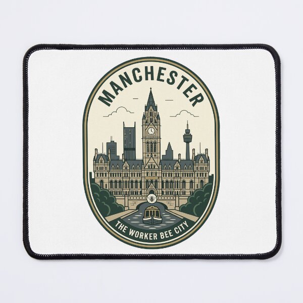Item preview, Vintage Manchester Worker Bee City Skyline designed and sold by k3rstman1.