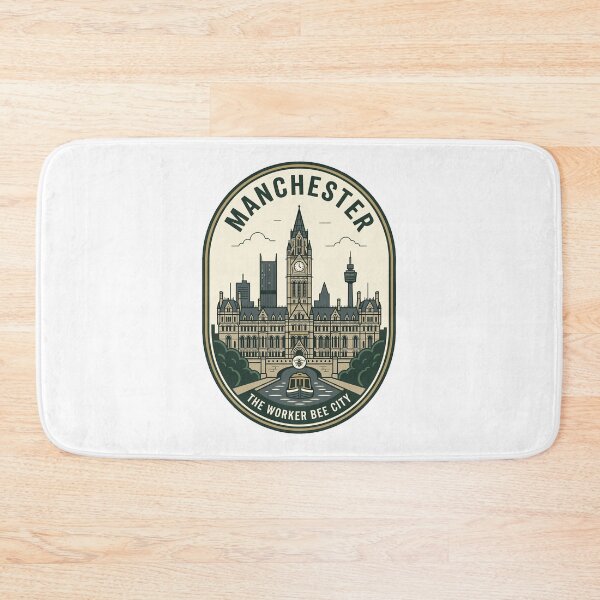 Item preview, Vintage Manchester Worker Bee City Skyline designed and sold by k3rstman1.