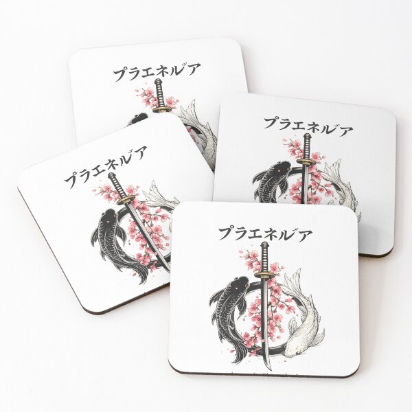 Item preview, PuraEnergia Japanese Koi Katana T-ShirT designed and sold by Puraenergia Stickers.