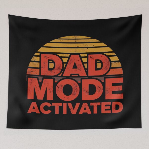 Item preview, Dad Mode Activated - Retro Vintage Sunset Aesthetic designed and sold by Lu7u.