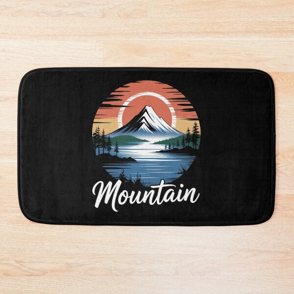 Item preview, Mountain Lake Retro Sunset Nature Wilderness T-Shirt designed and sold by DarylWelsh2024.