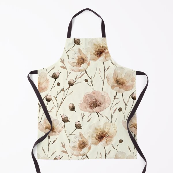 Item preview, Neutral Wildflower Seamless Floral Pattern designed and sold by MegaNovaArt.