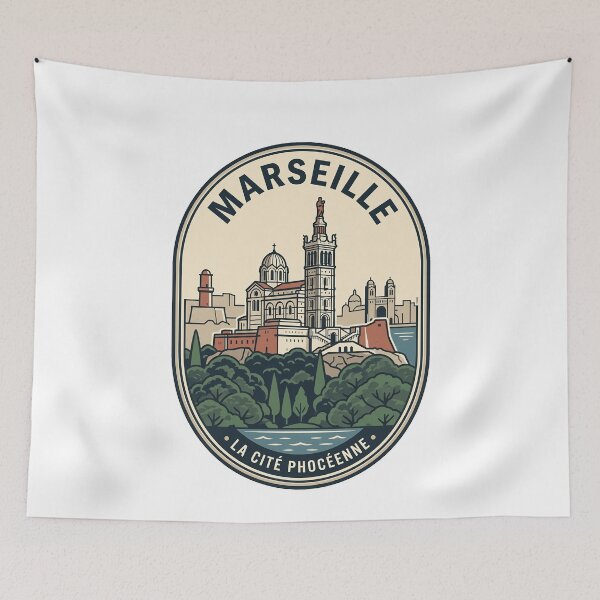 Item preview, Marseille France Vintage Notre Dame de la Garde designed and sold by k3rstman1.