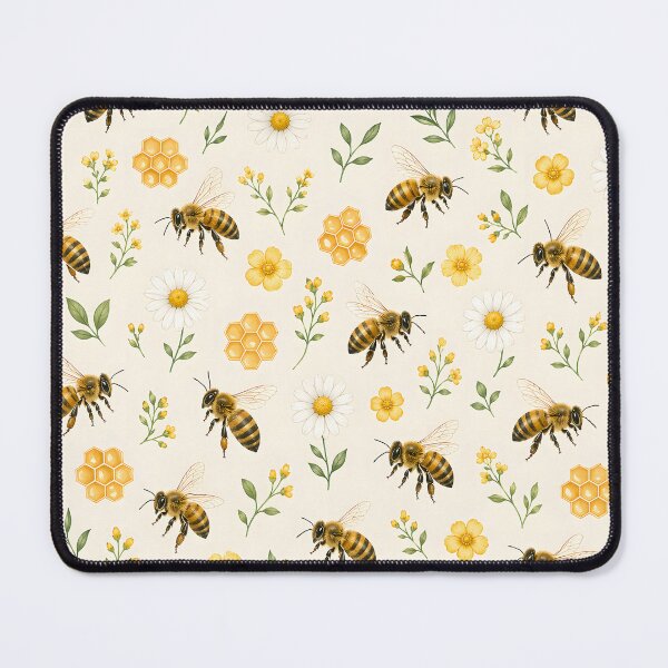 Item preview, Honey Bee Garden Pattern designed and sold by blankTeeShirt.