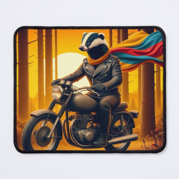 Item preview, Badger Rider – Surreal Motorcycle Adventure designed and sold by Dogandesighn.