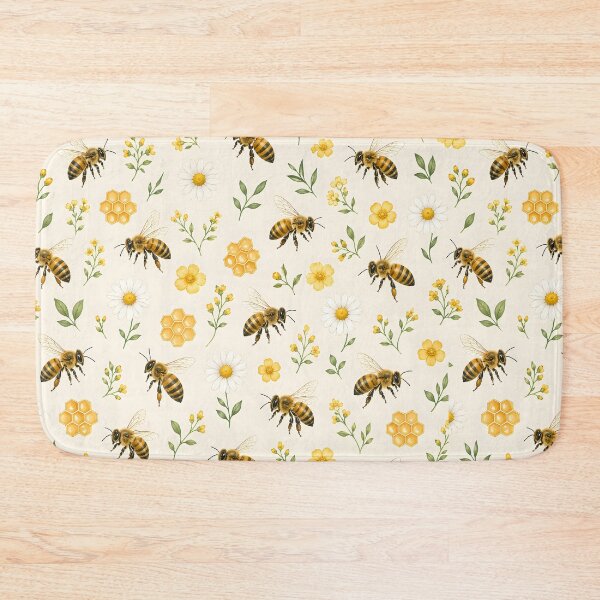 Item preview, Honey Bee Garden Pattern designed and sold by blankTeeShirt.