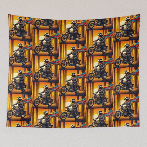 Item preview, Badger Rider – Surreal Motorcycle Adventure designed and sold by Dogandesighn.