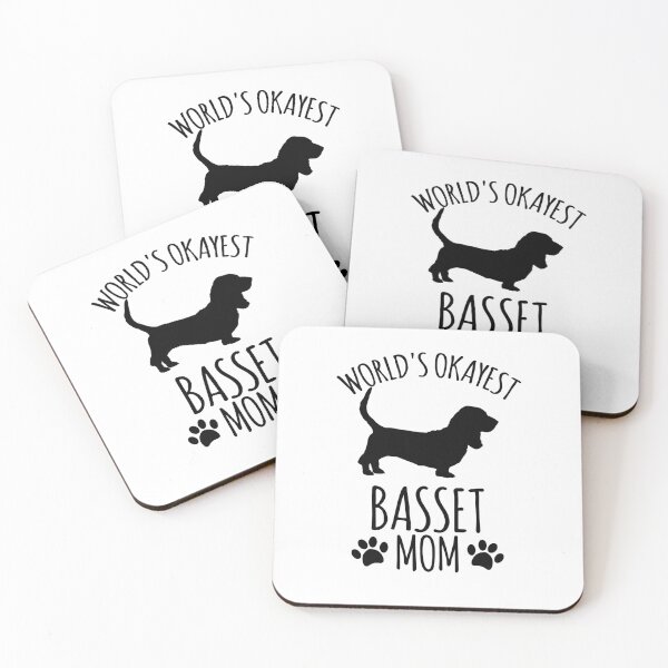 Item preview, Worlds Okayest Basset Mom - Dog Mom designed and sold by kindxinn.